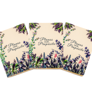 Kit 3 Cadernos Flores da Bíblia - Hissopo