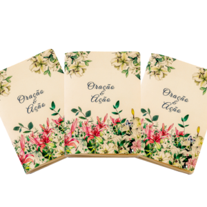Kit 3 Cadernos Flores da Bíblia - Lírio