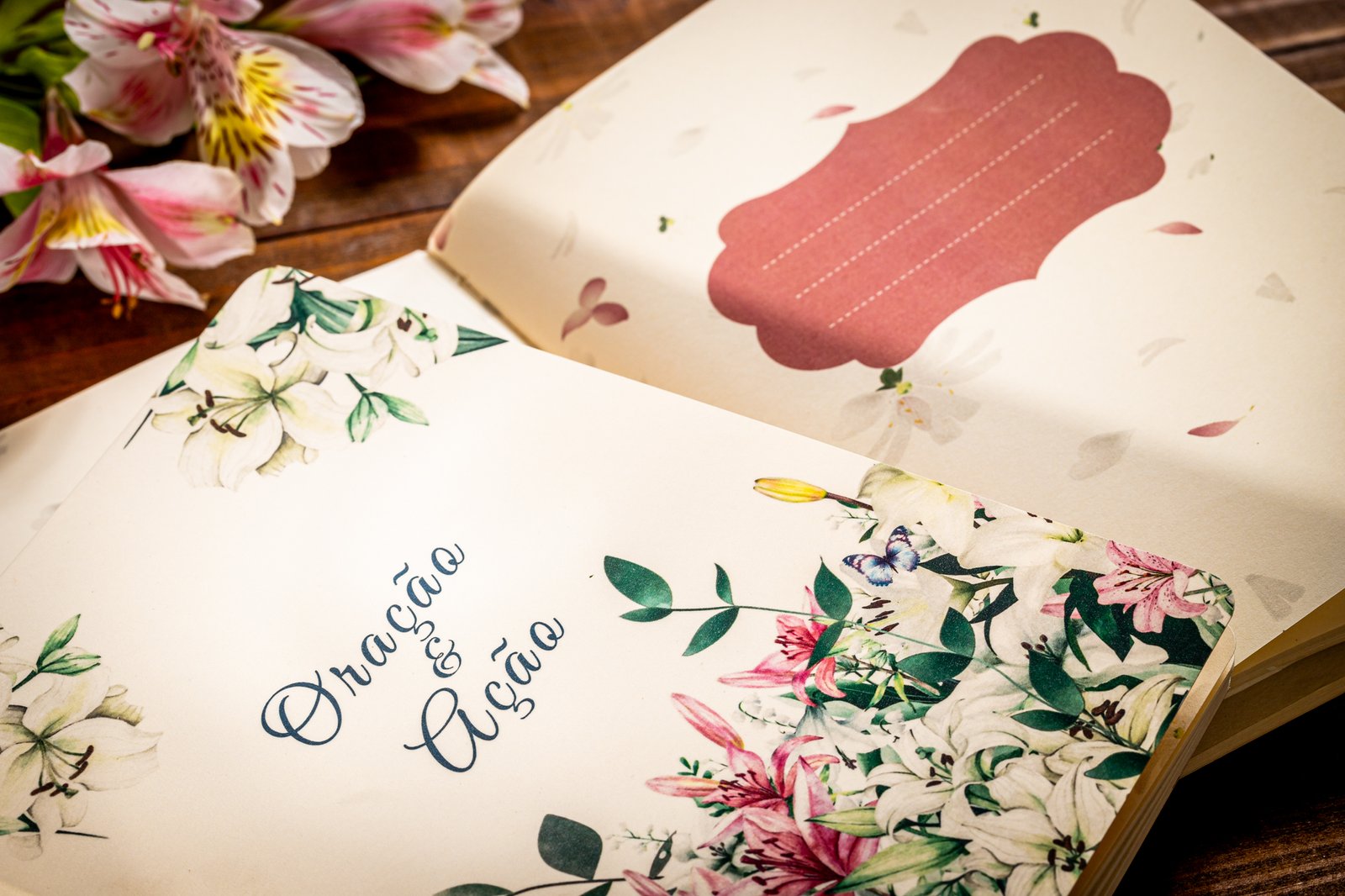 Papel da Fé Cadernos Flores da Bíblia